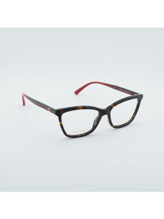 Gucci GG1989O 002 Square Eyeglasses - Havana 56mm